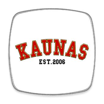 Kaunas Est. 2006 - Square fridge magnet - white - Front