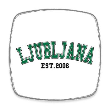 Ljubljana Est. 2006 - Square fridge magnet - white - Front