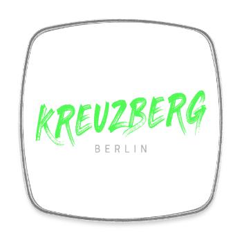Kreuzberg Stadtteil in Berlin Deutschland Souvenir - Viereckiger Kühlschrankmagnet - Weiß - Vorne