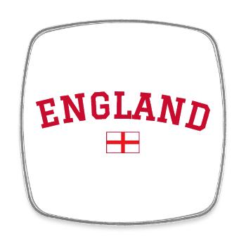 England Flag Design Red - Square fridge magnet - white - Front
