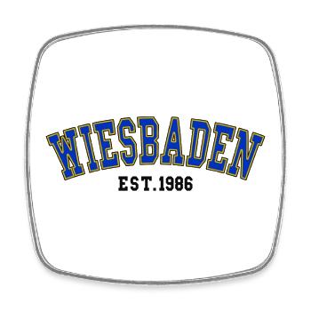 Wiesbaden Est. 1986 - Square fridge magnet - white - Front