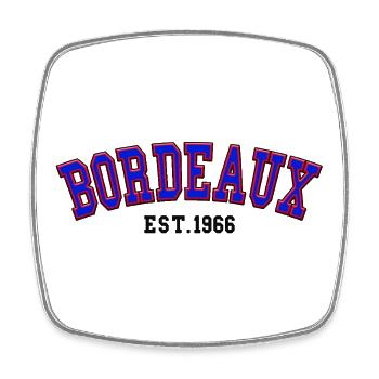 Bordeaux Est. 1966 - Square fridge magnet - white - Front