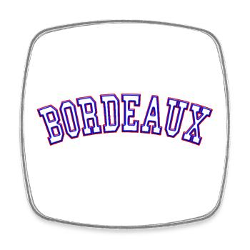 Bordeaux Est. 2006 - Square fridge magnet - white - Front