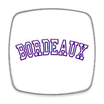 Bordeaux Est. 1996 - Square fridge magnet - white - Front