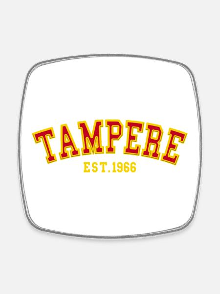 Tampere Est. 1966 - Square fridge magnet - white
