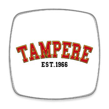 Tampere Est. 1966 - Square fridge magnet - white - Front