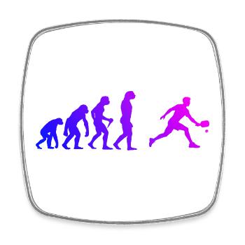 Conception de joueur de pickleball pour les fans de matchs de pickleball - Magnet carré - blanc - Devant