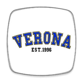 Verona Est. 1996 - Square fridge magnet - white - Front