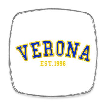 Verona Est. 1996 - Square fridge magnet - white - Front