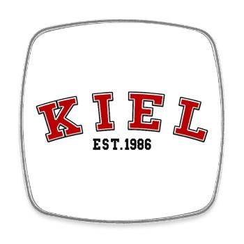 Kiel gegründet 1986 - Viereckiger Kühlschrankmagnet - Weiß - Vorne