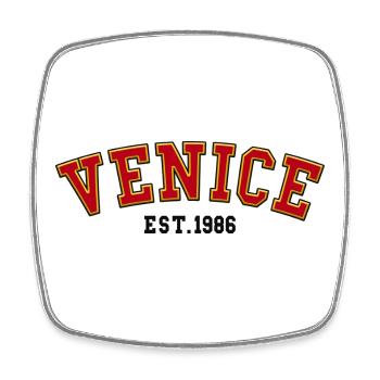 Venice Est. 1986 - Square fridge magnet - white - Front