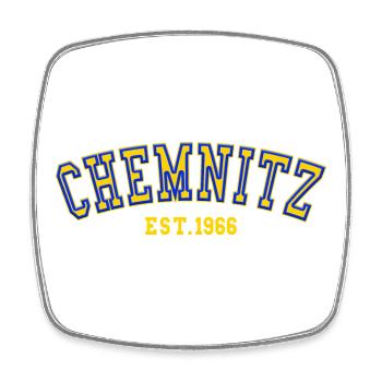 Chemnitz Est. 1966 - Square fridge magnet - white - Front