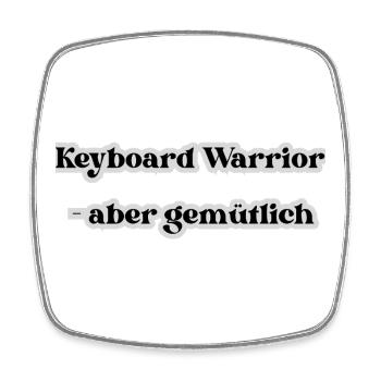 20-Gamer-Keyboard - Viereckiger Kühlschrankmagnet - Weiß - Vorne