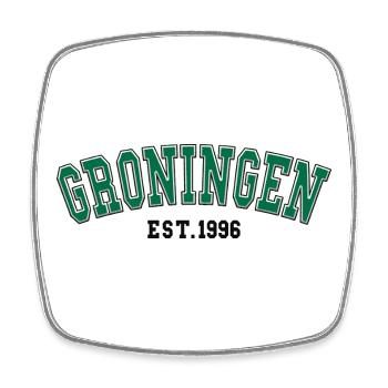 Groningen Est. 1996 - Square fridge magnet - white - Front