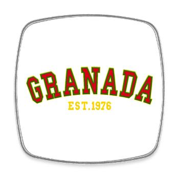 Granada Est. 1976 - Square fridge magnet - white - Front