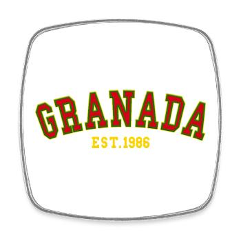 Granada Est. 1986 - Square fridge magnet - white - Front
