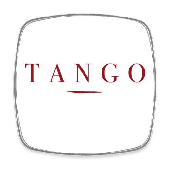 Le tango, l’art de la connexion, Danse - Magnet carré - blanc - Devant