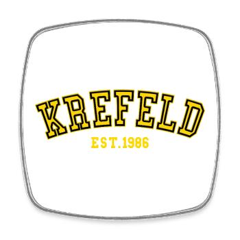 Krefeld fondé en 1986 - Magnet carré - blanc - Devant