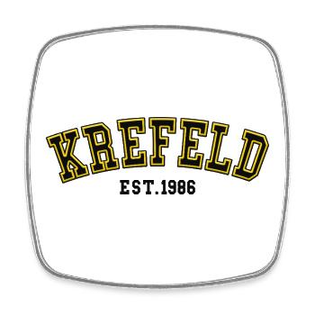 Krefeld fondé en 1986 - Magnet carré - blanc - Devant