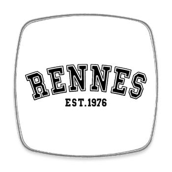 Rennes Est. 1976 - Square fridge magnet - white - Front