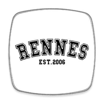 Rennes Est. 2006 - Square fridge magnet - white - Front