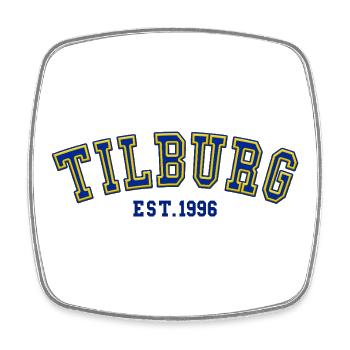 Tilburg Est. 1996 - Square fridge magnet - white - Front