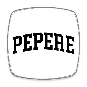 Pepere French Grandpa Pepere - Square fridge magnet - white - Front