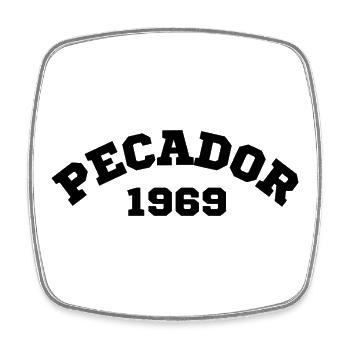 Sinner, 1969 - Square fridge magnet - white - Front