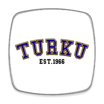 Turku gegründet 1966 – Geburtstag - Viereckiger Kühlschrankmagnet - Weiß - Vorne