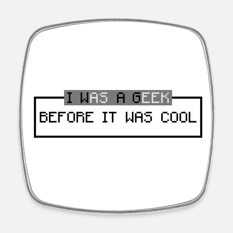 Retrogaming - Viereckiger Kühlschrankmagnet - Weiß