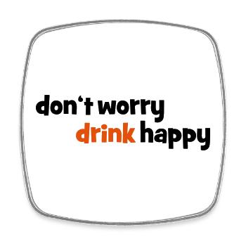2541614 14566562 drink - Viereckiger Kühlschrankmagnet - Weiß - Vorne