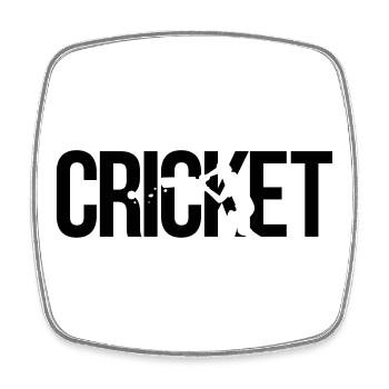 cricket - Magnet carré - blanc - Devant