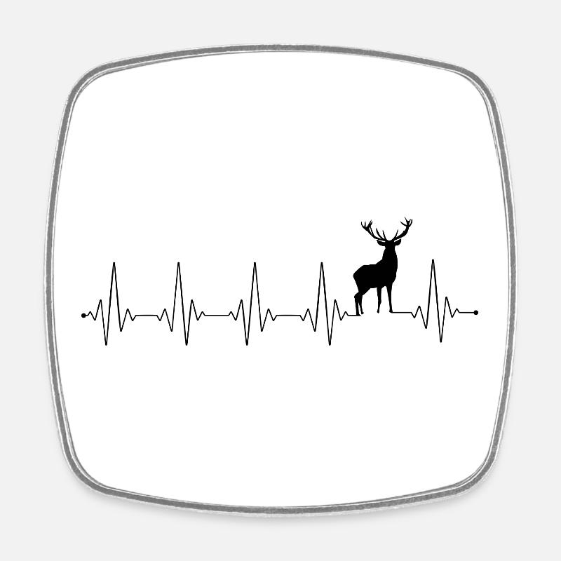 Please Upload Design Image - Square fridge magnet - white