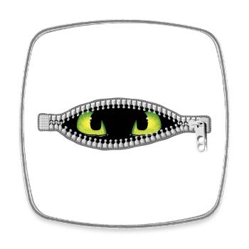 Monster inside me - Square fridge magnet - white - Front