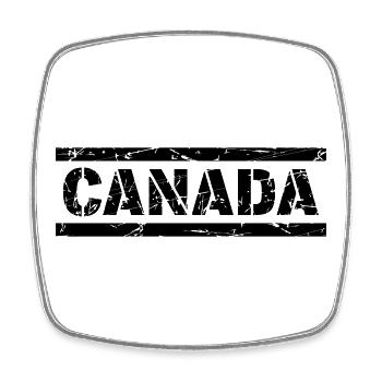 Canada - Magnet carré - blanc - Devant