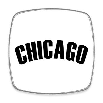 Chemise Chicago - Magnet carré - blanc - Devant