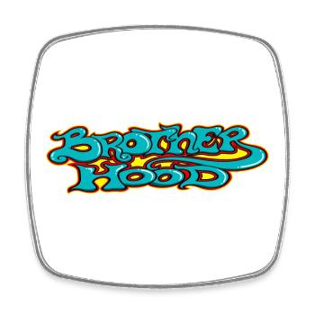 BH - Square fridge magnet - white - Front