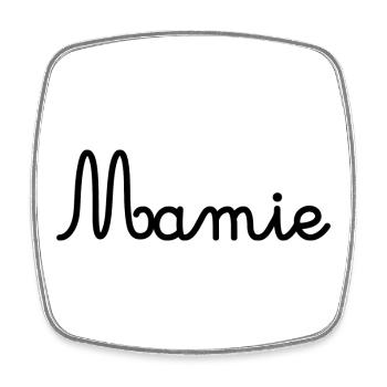 GRANNY. GRANDMA. MOTHER'S DAY. HAPPY BIRTHDAY - Square fridge magnet - white - Front