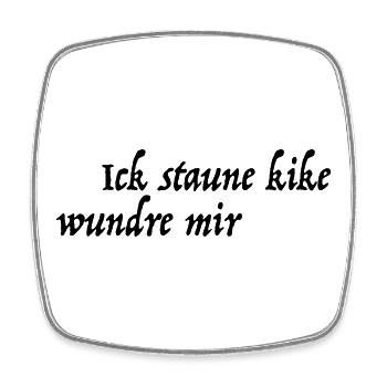 I'm amazed kike wound me - Square fridge magnet - white - Front
