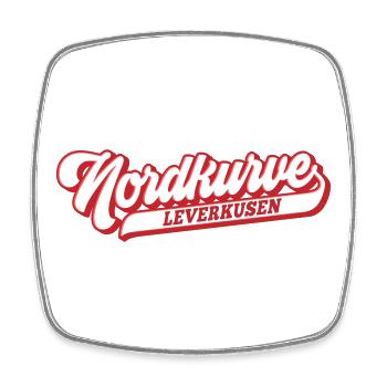 Nordkurve Leverkusen | Farbe änderbar - Viereckiger Kühlschrankmagnet - Weiß - Vorne