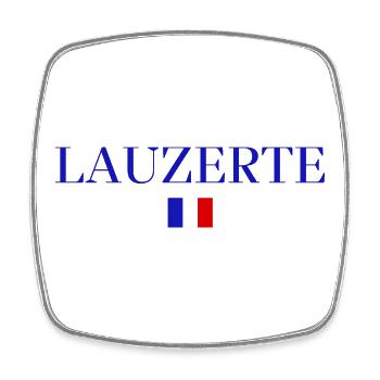 LAUZERTE-French Flag Design. - Square fridge magnet - white - Front