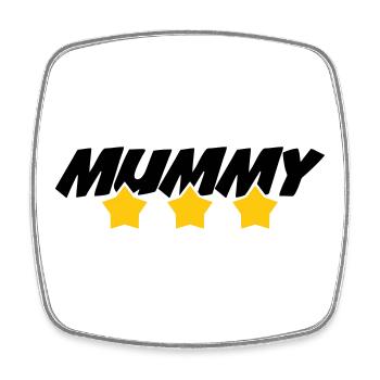 Mama des Jahres - Muttertag - Viereckiger Kühlschrankmagnet - Weiß - Vorne