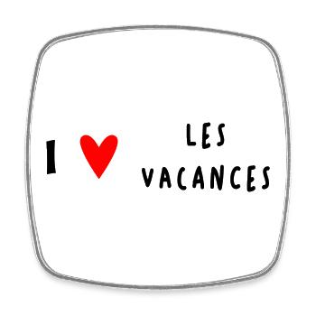 RETIREMENT. HOLIDAY. RETIREMENT. RETIRED. RETIREMENT. - Square fridge magnet - white - Front