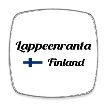 Lappeenranta, Finland- Stylish prints - Square fridge magnet - white - Front