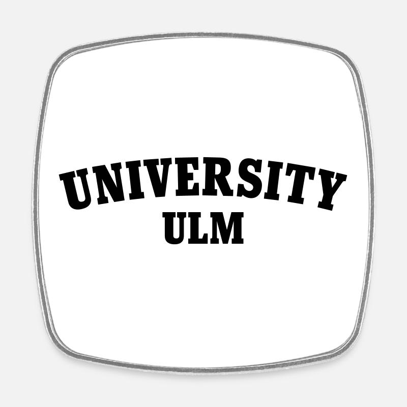 University of Ulm - Square fridge magnet - white