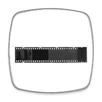 "Don't be so negative" w - Square fridge magnet - white - Front