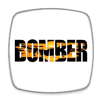 Bomber Avro Lancaster - Square fridge magnet - white - Front