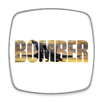 Bomber Tu-22 M3 - Square fridge magnet - white - Front