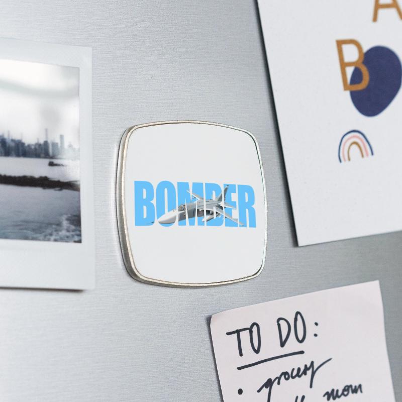 Square fridge magnet