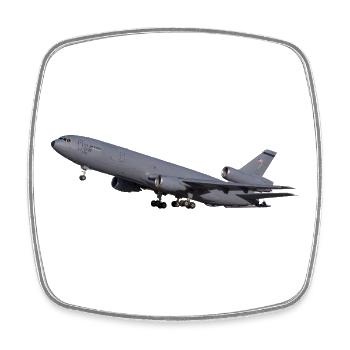 Prolongateur KC-10 - Magnet carré - blanc - Devant
